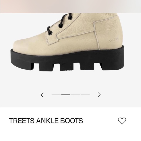 Vintage Arche Tan Leather Platform Boots - Picture 7 of 8